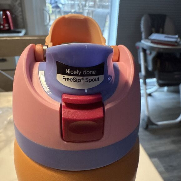 OWALA 32OZ FREESIP STAINLESS STEEL WATER BOTTLE - TANGY TANGO - Picture 8 of 11